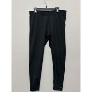 Nike Pro Fit Dry Black Athletic Leggings Womens Size Medium M 8-10 Workout Pants